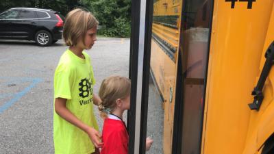 Safety Town in Vernon! These Kids are Ready to Ride the Bus Safe! 