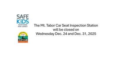 Car Seat Station Closed 12/24 and 12/ 31, 2025 