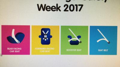 Child Passenger Safety Week Sept 17-23rd. Find a CPS Tip Here Monday - Friday! 
