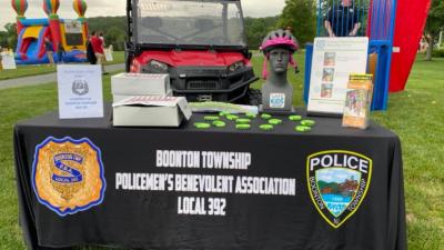 Bike Safety at Boonton Twp. Family Fun Night 