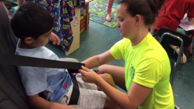 Booster Seats in Mt Tabor School 