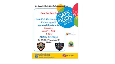 Free Car Seat Check June 11 1-4pm  McAfee Firehouse 