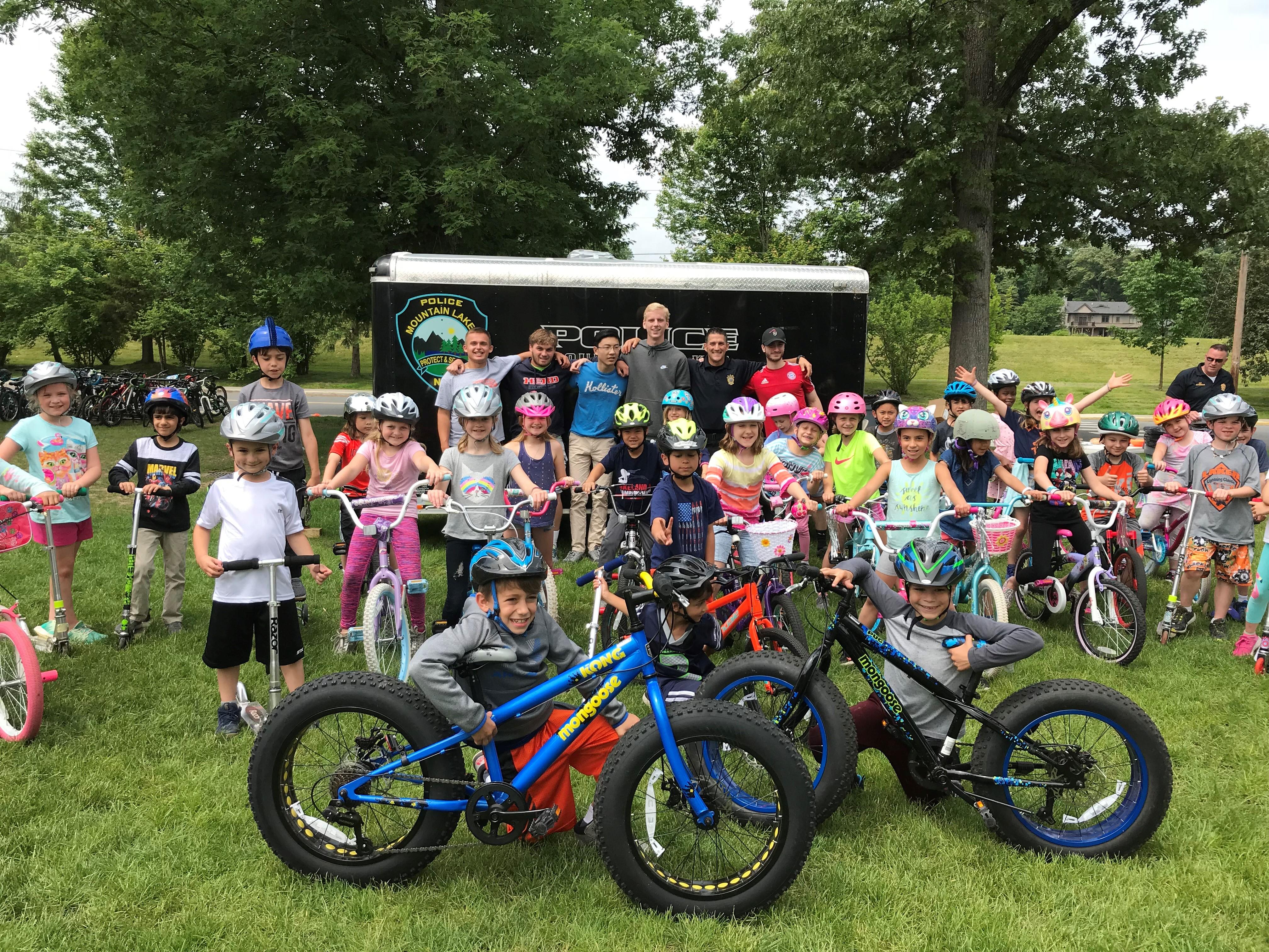 Mt. Lakes Bike Rodeo at Wildwood School 