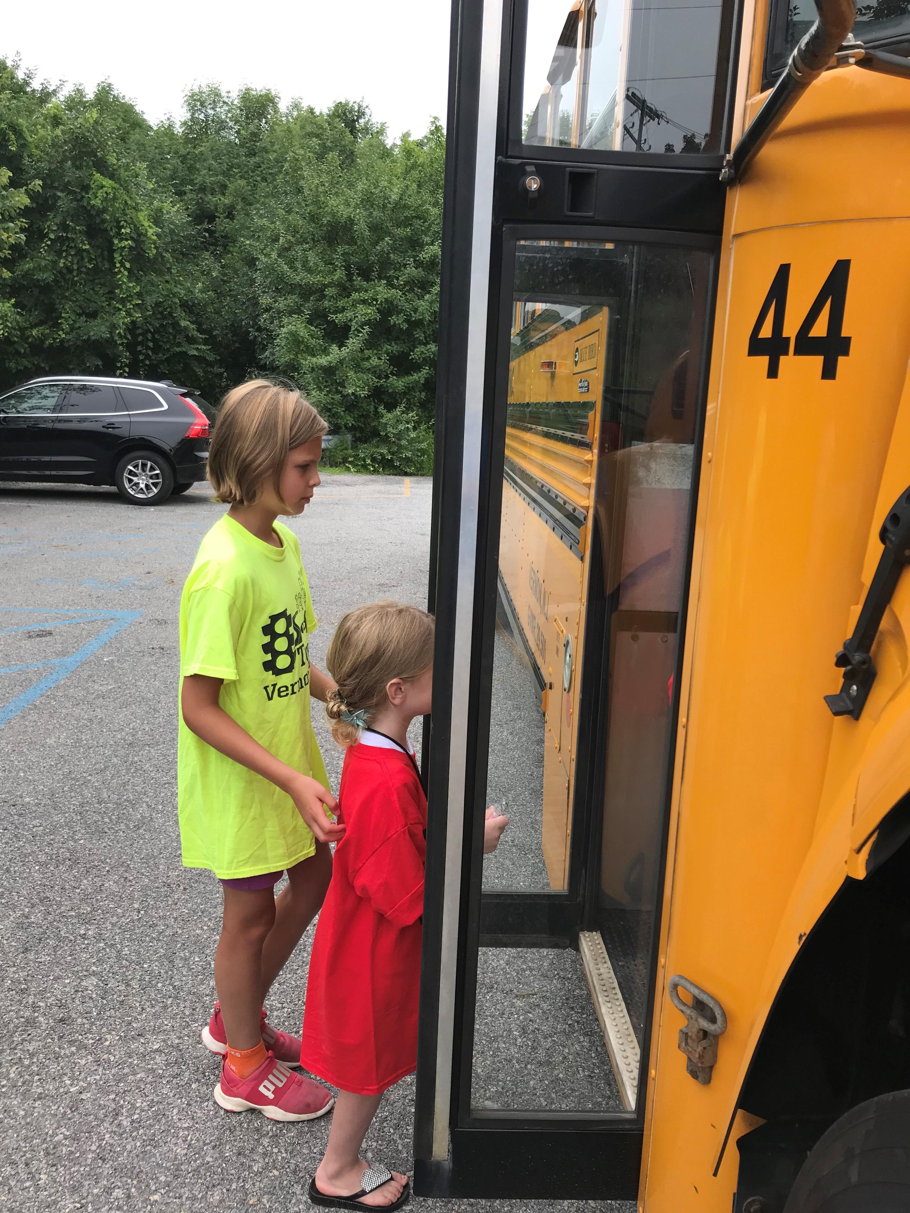 Safety Town in Vernon! These Kids are Ready to Ride the Bus Safe! 