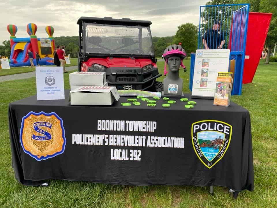 Bike Safety at Boonton Twp. Family Fun Night 