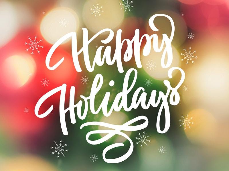 Wishing All a Safe & Happy Holiday Season! 