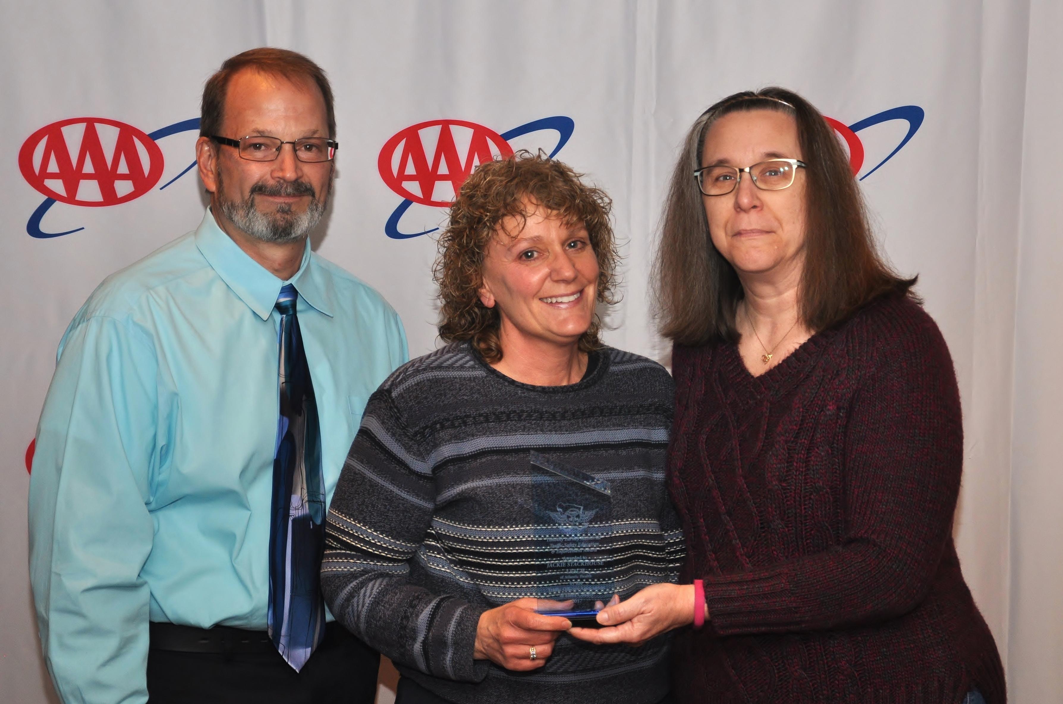 Jackie Leach Receives the Tim Larney Award