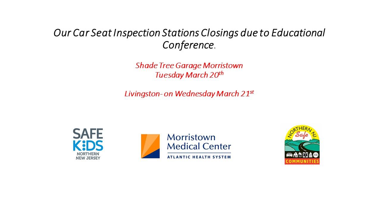 Car Seat Stations Closings March 20th and 21st! 