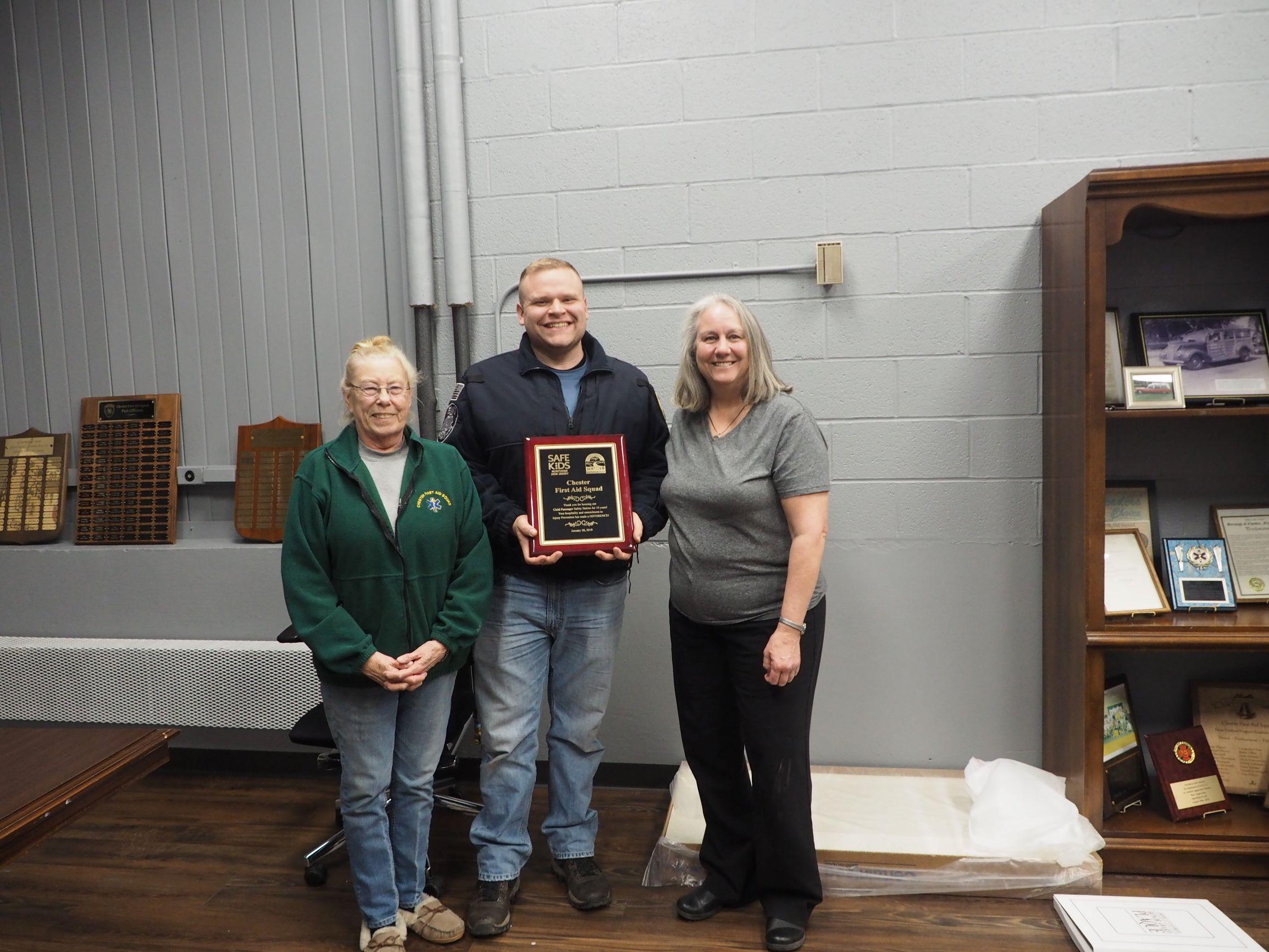 Chester First Aid Squad Hosts Car Seat Inspection Station for 10 years! 