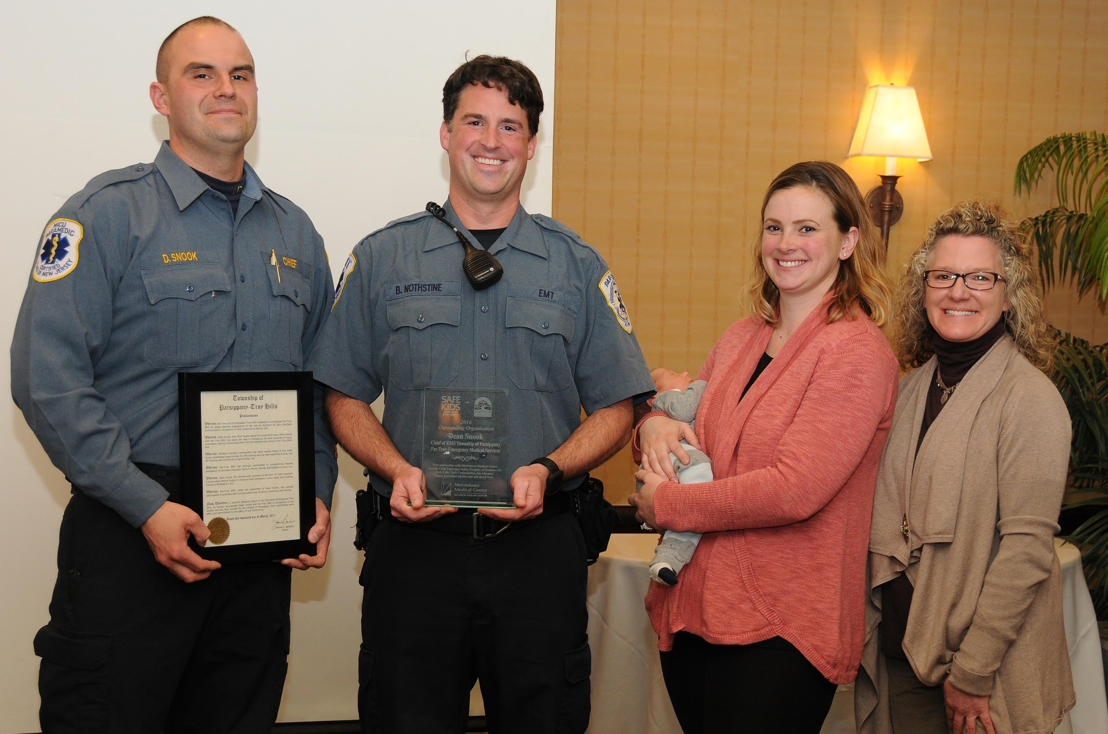 Dean Snook Led Par Troy EMS for Organization of the Year!