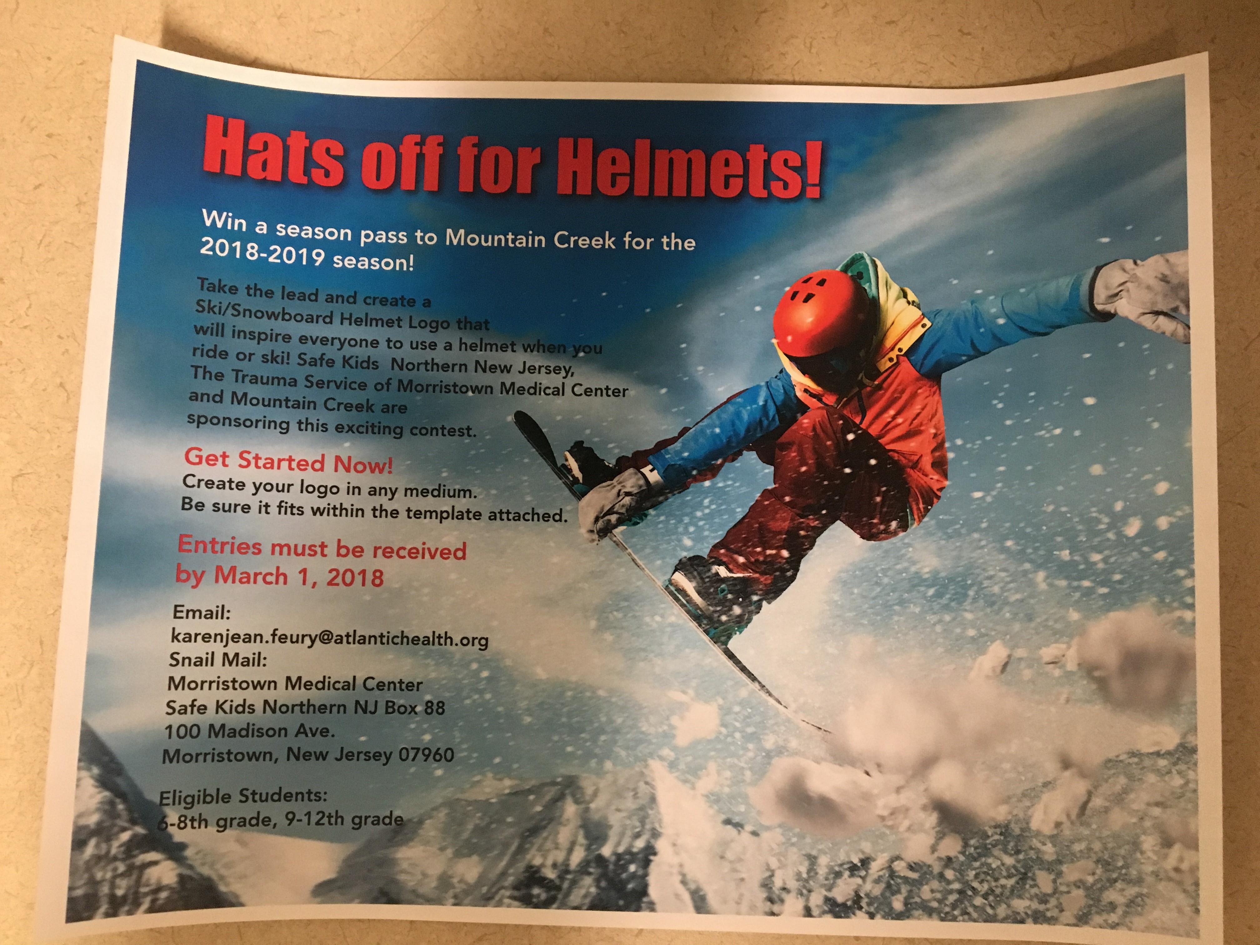 Hats off for Helmets! Win a Season Pass to Mt. Creek! 